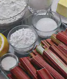 Пирог из ревеня